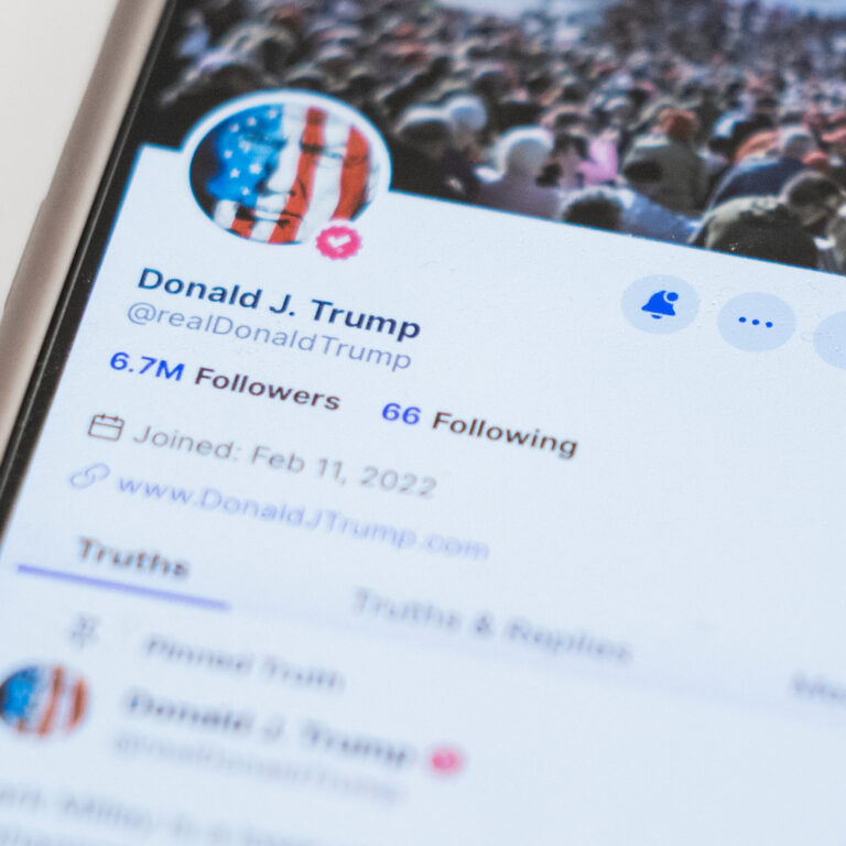 Donald Trump en Truth Social