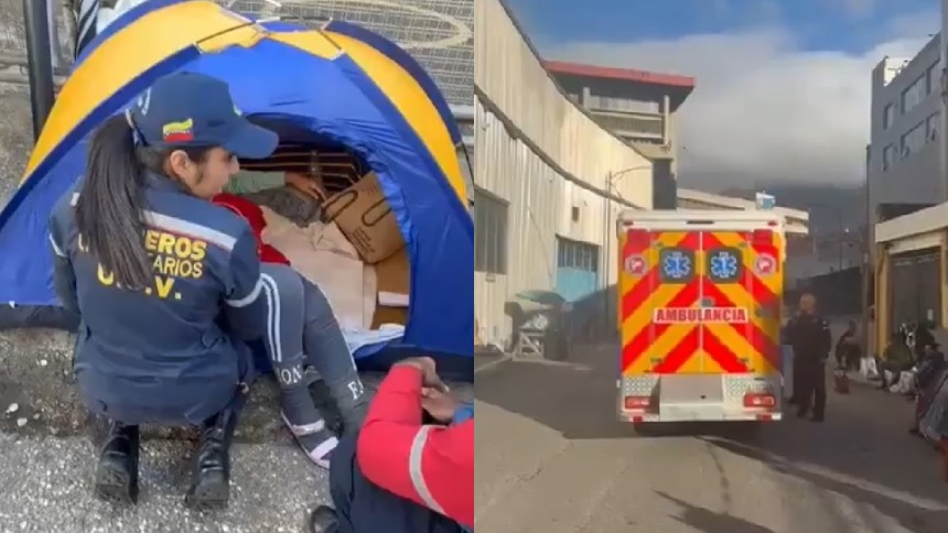 bomberos de la UCV