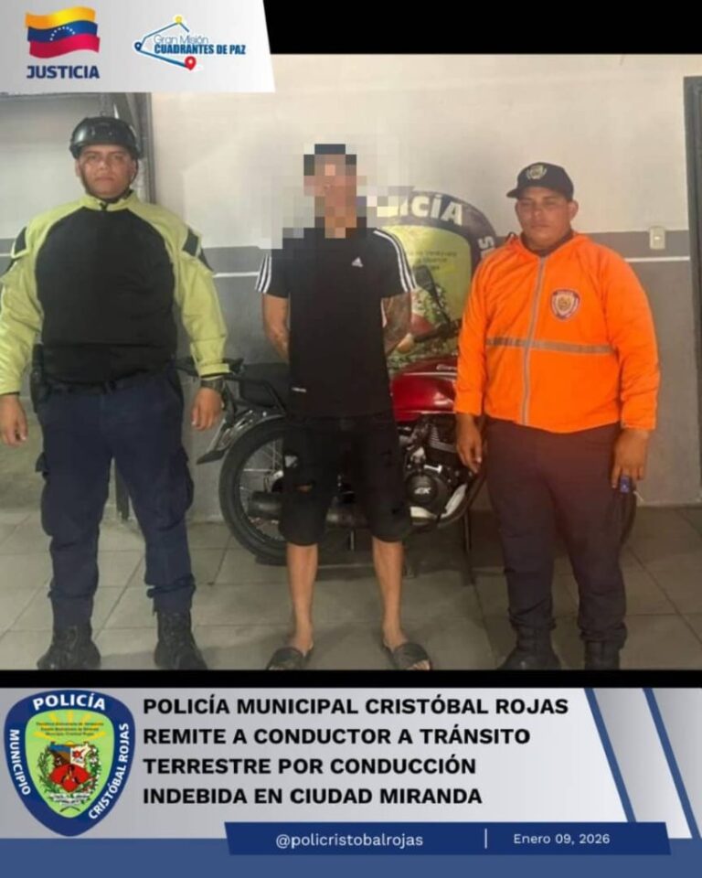 Detenido en Valles del Tuy