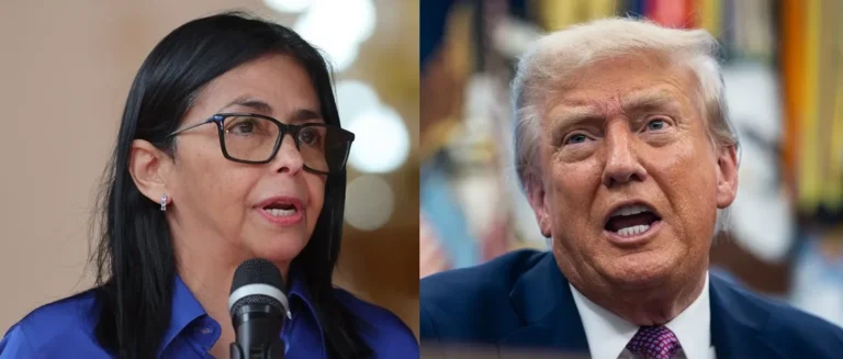 Trump y Delcy: nos estamos llevando muy bien con Venezuela