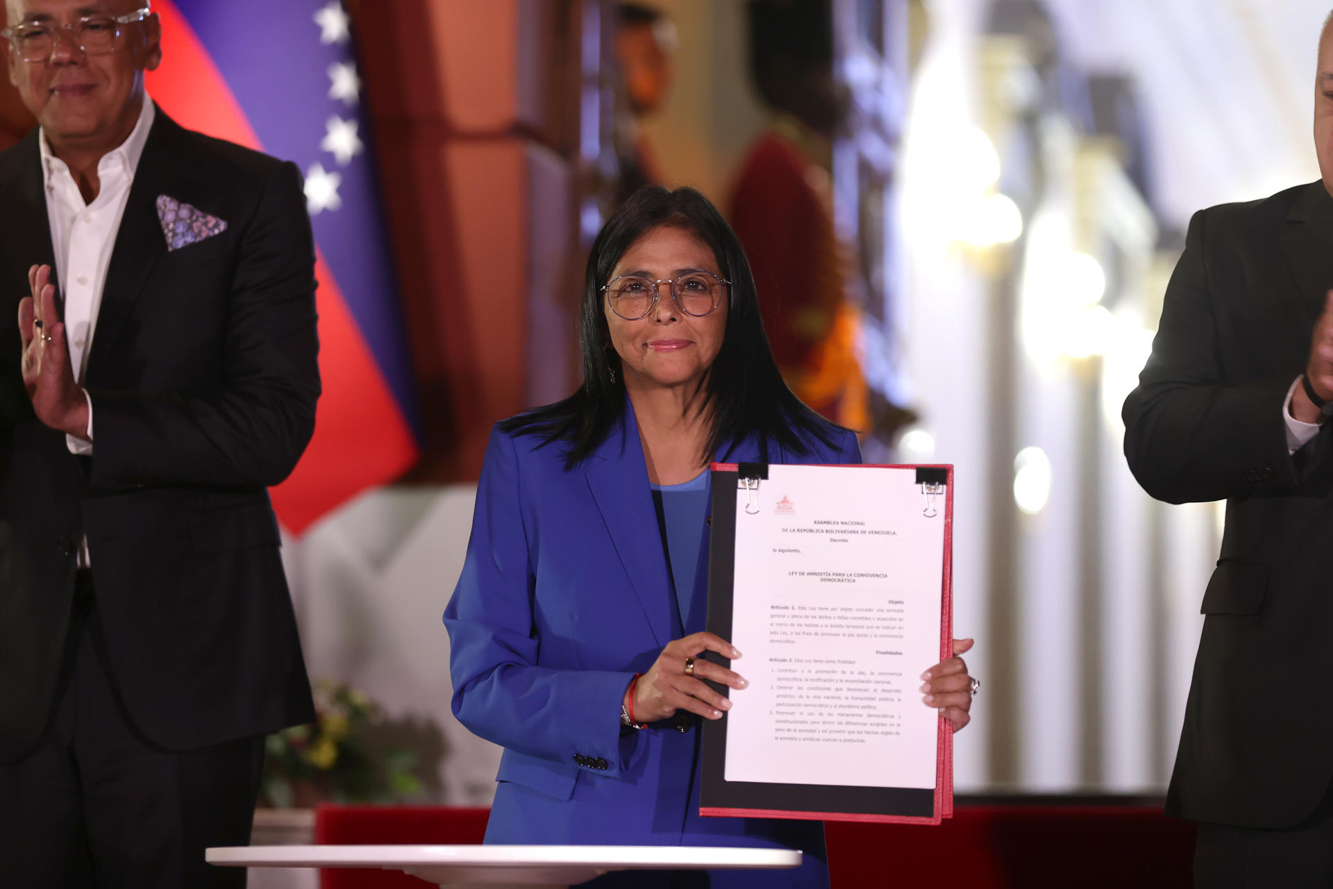 Sanciones a Delcy Rodríguez