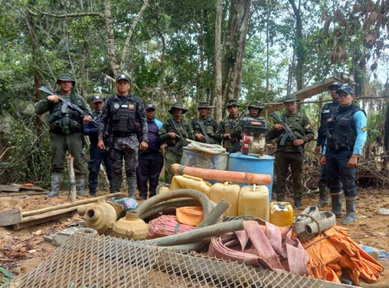 Minería ilegal en Amazonas